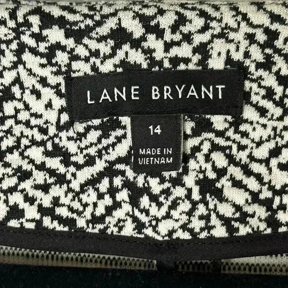 Lane Bryant Blazer Suit Jacket black & white office wear plus size blazer - Picture 4 of 11